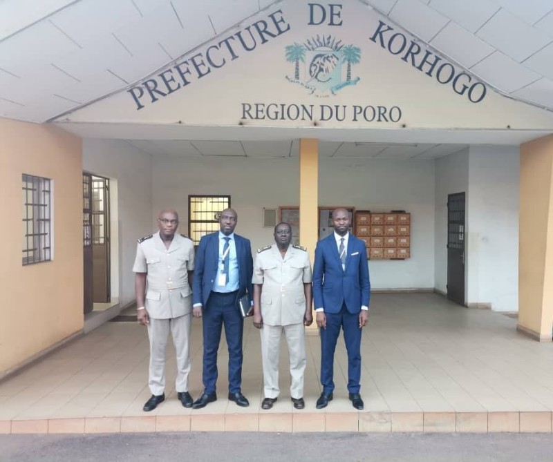 La délégation du Se-Ccesp a été reçu en audience par l('ensemble des autorités administrative de Korhogo