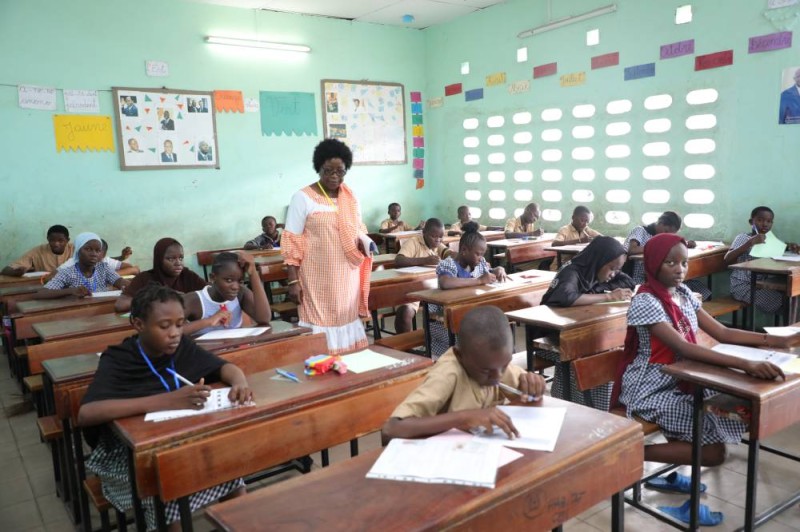 La cheffe de circonscription, Lilahan Hortense a supervisé 9 centres de Treichville. (JULIEN MONSAN)