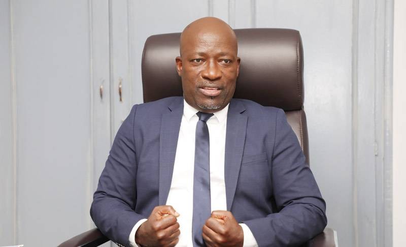 Charles Blé Goudé, président du Cojep. (Ph: Honoré Bosson)