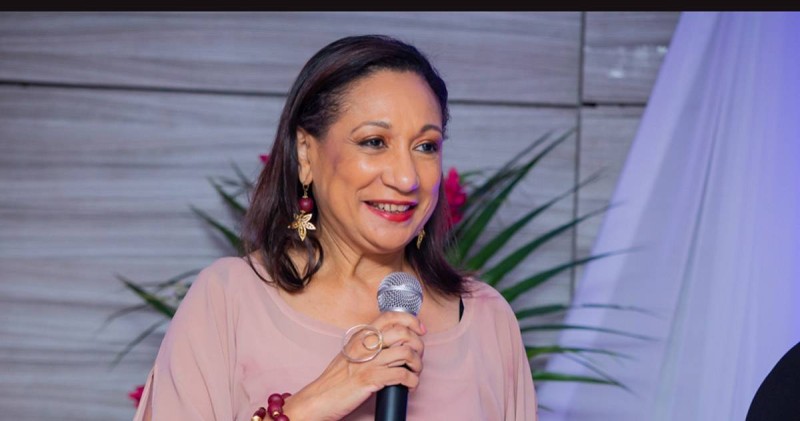 La ministre Françoise Remarck, ancienne élève de Notre Dame du Plateau, marraine du dîner-gala. (Ph: Dr)