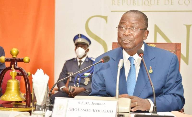 Jeannot Ahoussou-Kouadio, président du Sénat ivoirien. (Ph: Dr)