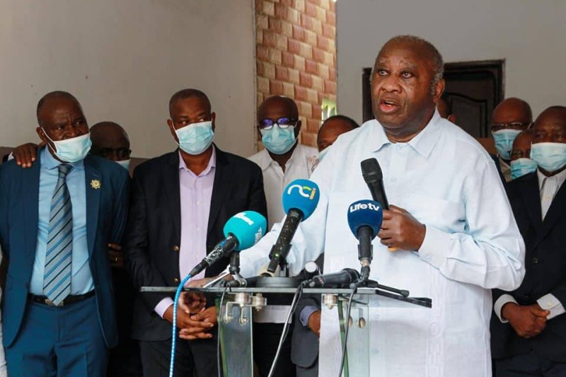 Laurent Gbagbo, président du Ppa-CI. (Ph: Dr)