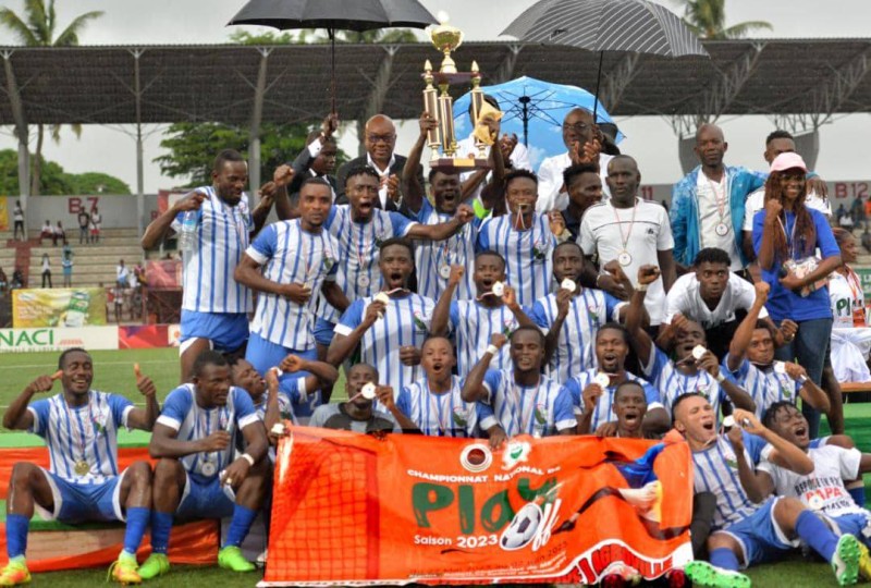 Agboville a terminé champion de la D3 au terme des play-off. (Ph: Dr)