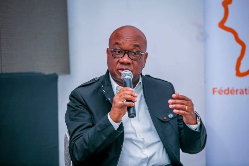 Idiss Diallo, président de la Fif, lors des échanges (DR)