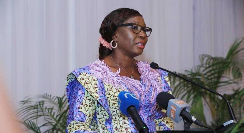 Kandia Camara, ministre d'Etat par ailleurs vice-présidente du Rhdp. (Ph: Dr)