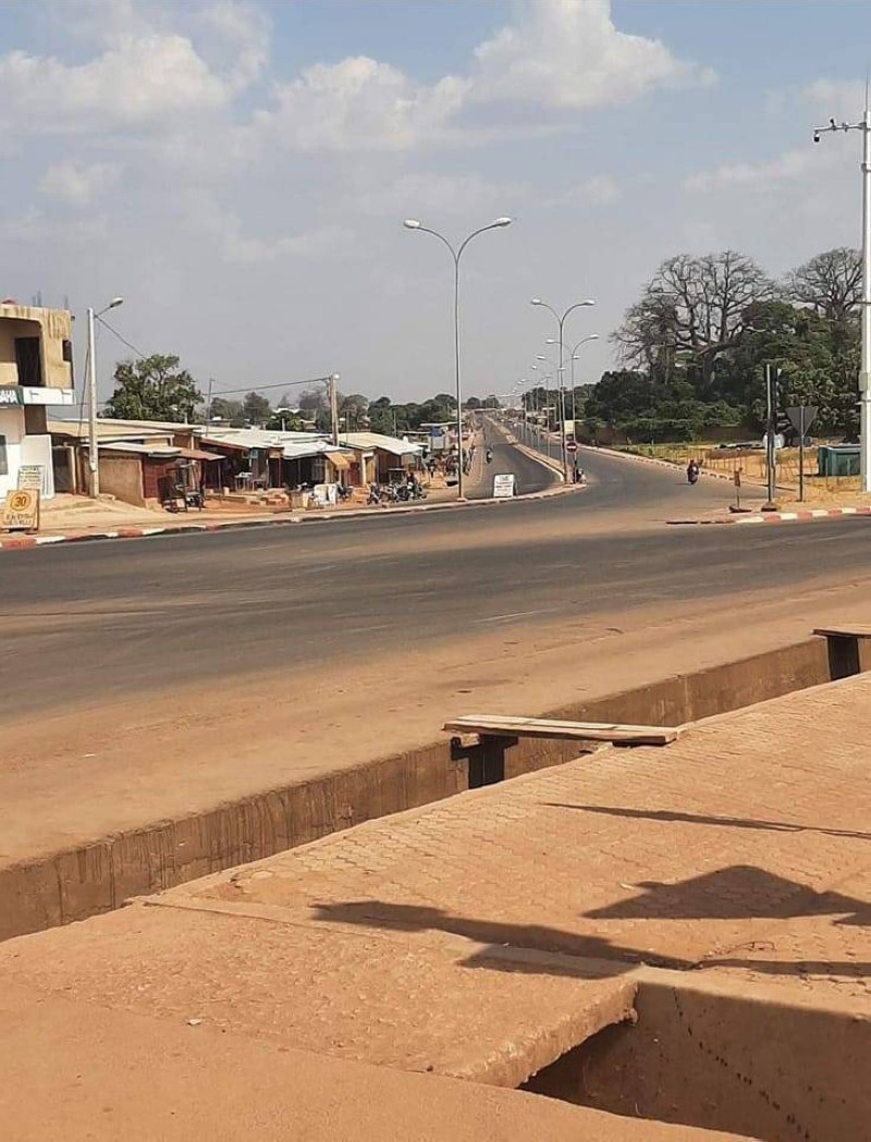 Le soleil à Korhogo. (Ph: Dr)
