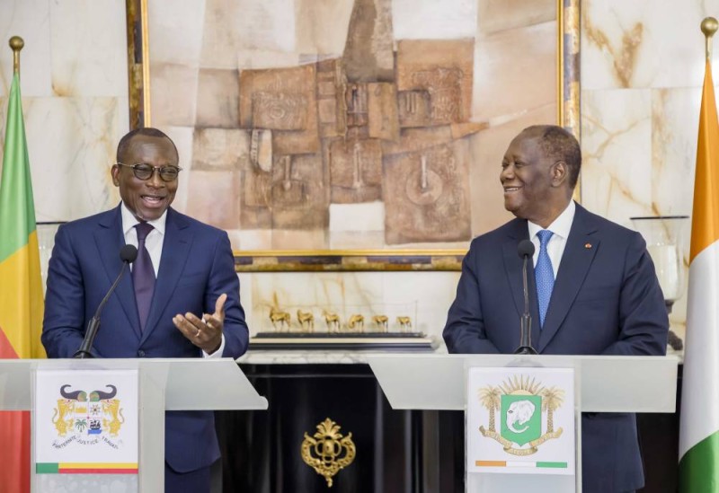Le Chef de l'Etat béninois a déclaré à la presse qu'il est venu à Abidjan pour prendre conseils auprès de son ainé. (Dr)