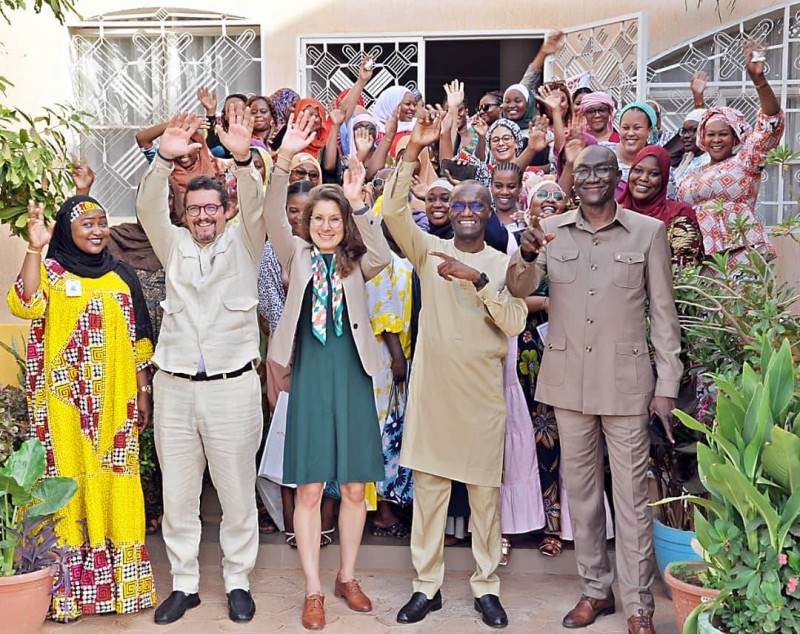 Photo de famille des participantes à l'issue de la formation. (Ph: Dr)