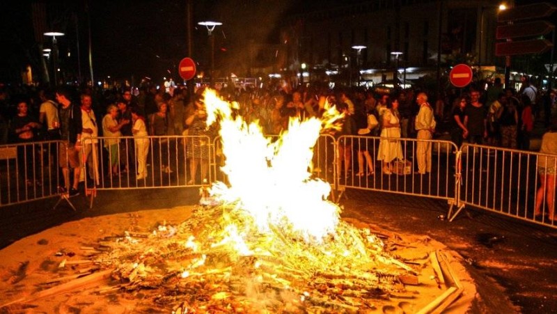 Un feu d'une fête. (DR)