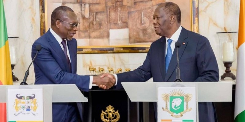 Le Président de la République du Bénin, Patrice Talon a été reçu par le chef de l’État ivoirien. (DR)