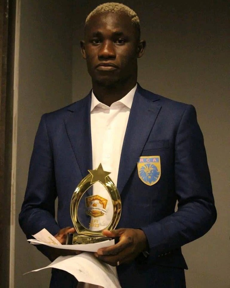Ouattara Brahima, l'attaquant du Racing club d'Abidjan. (Ph: Dr)