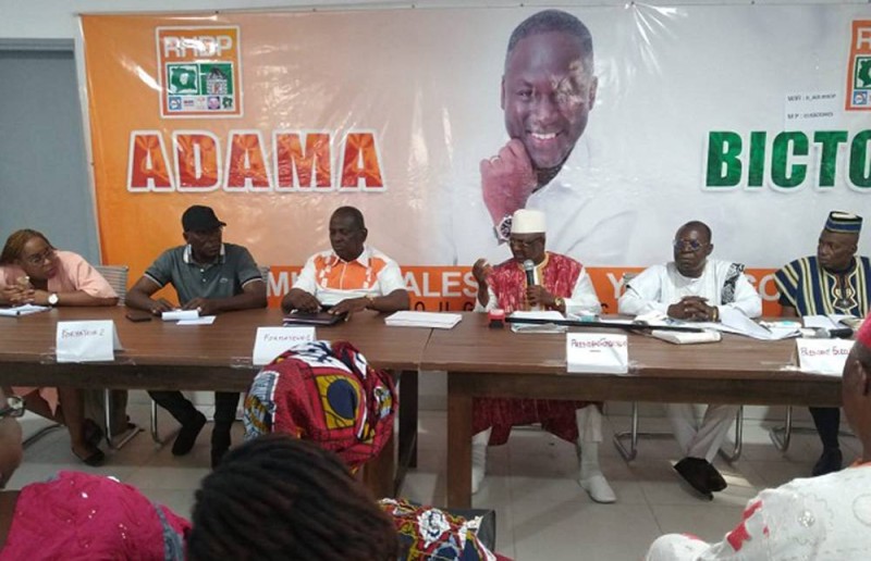 La « Team B.O.N. Bictogo » en ordre de bataille pour la victoire de son leader