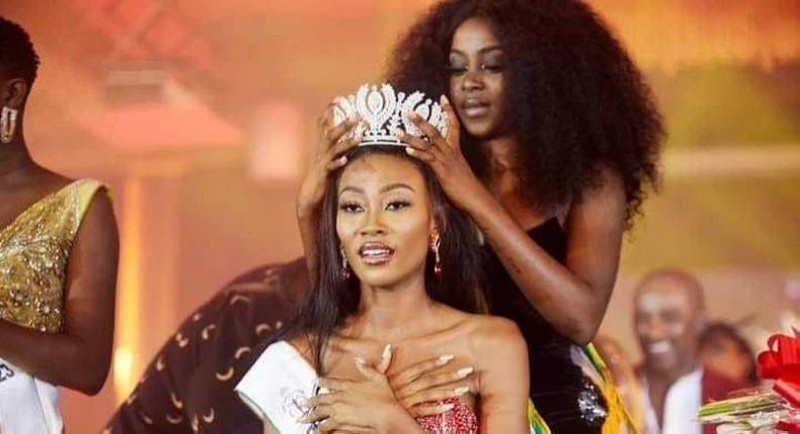 Yasmine Wognin lors de sa consécration en tant que Miss supranational Côte d’Ivoire 2023. (Ph: Dr)