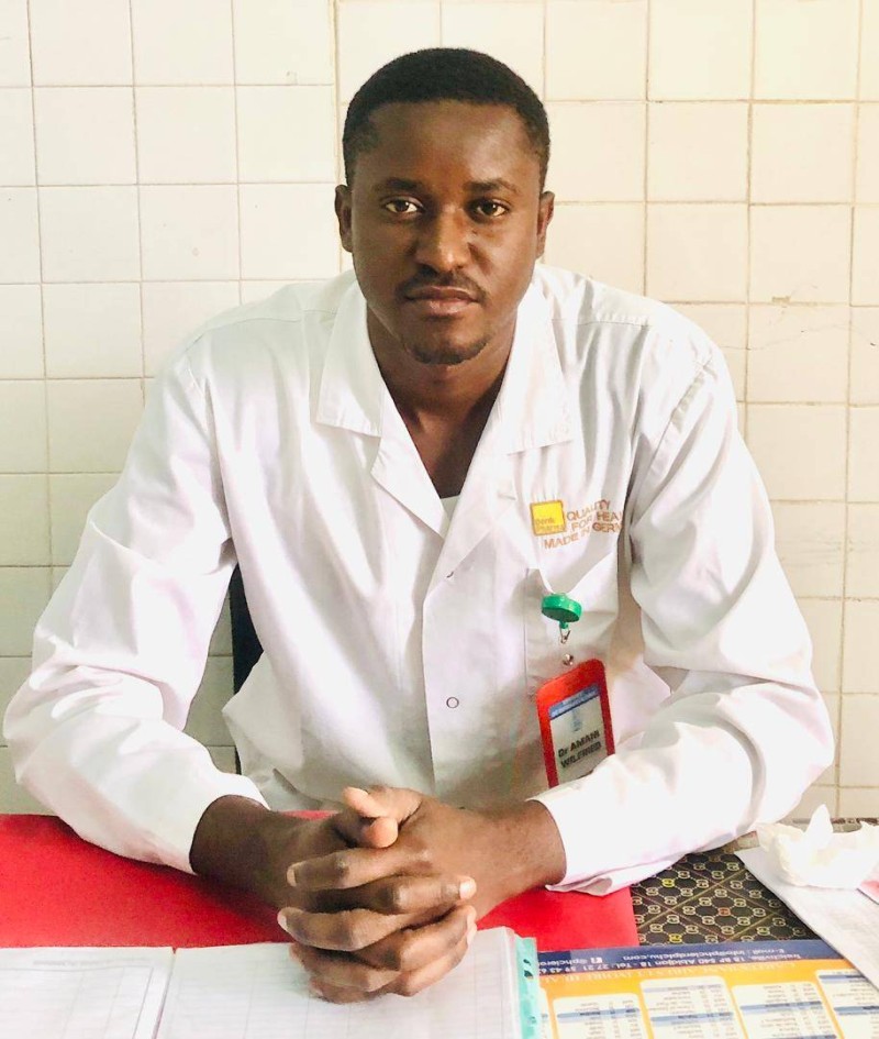 Dr Amani Wilfried, médecin-interne des hôpitaux des dermatologies-vénérologies au Chu de Treichville.