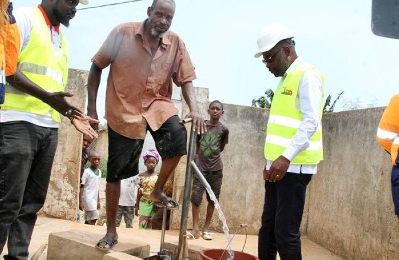 Un forage d'eau offert aux habitants du village de Dougadou. (Ph: Dr)