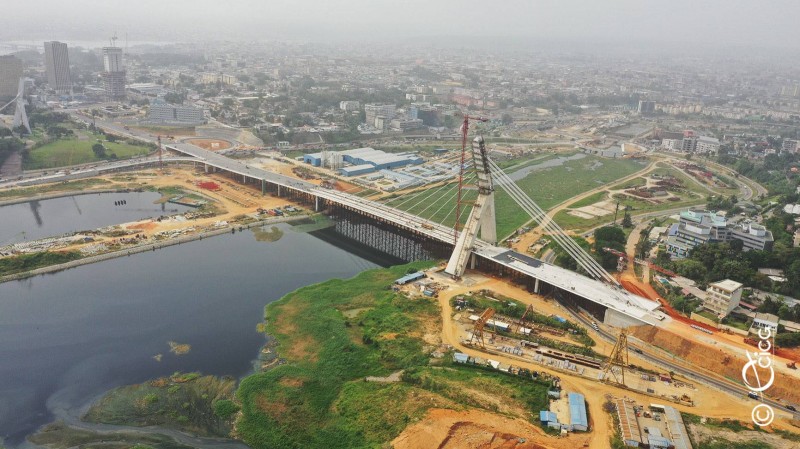Le pont de Cocody qui rélie trois communes (DR)