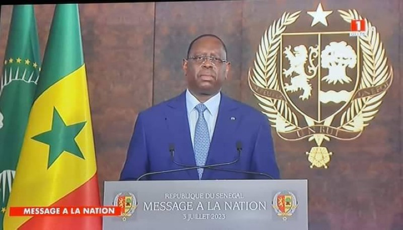Le Président Macky Sall du Sénégal