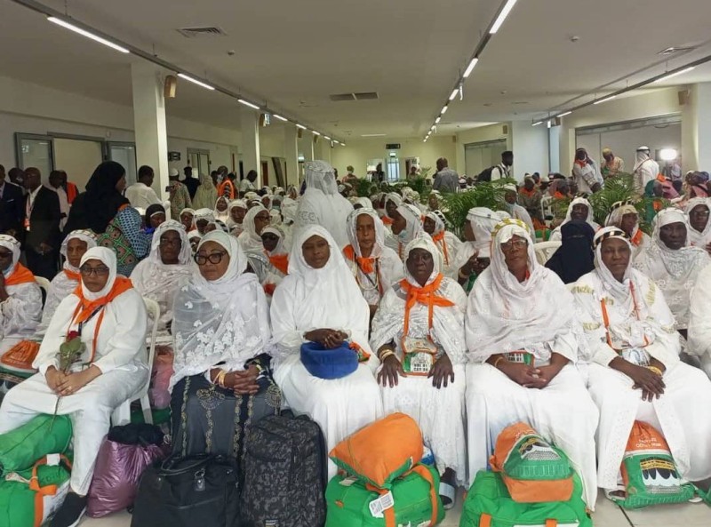 Les pèlerins installés au Terminal Djeddah
