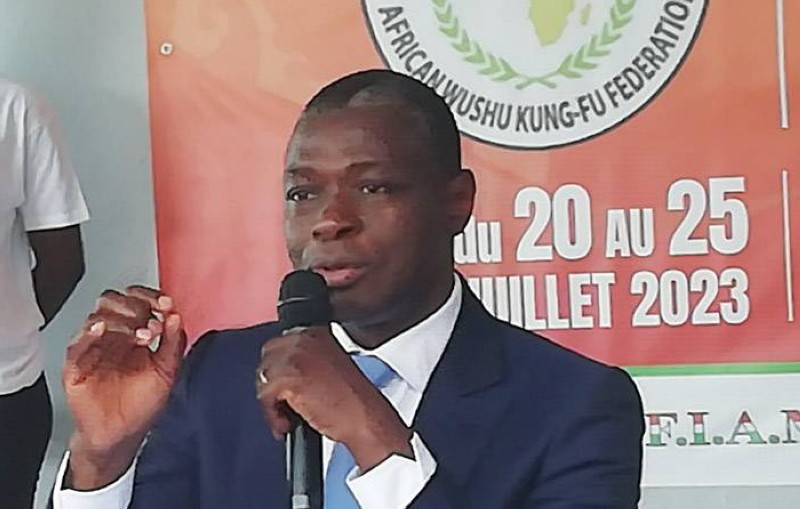 Me Siaka Méité, président de la Fédération de Wushu. (Ph: Dr)