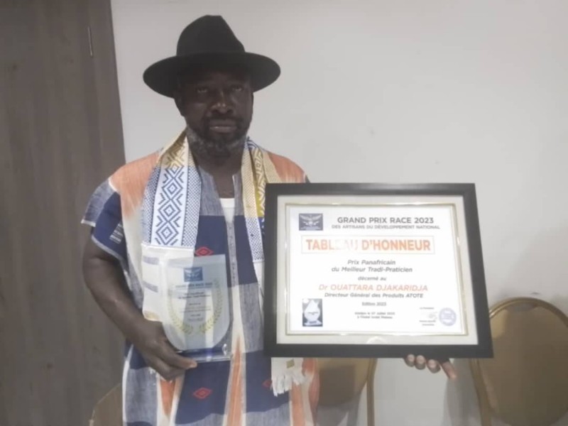 Ouattara Djakaridja, pdg de la société Atoté (Bavane)