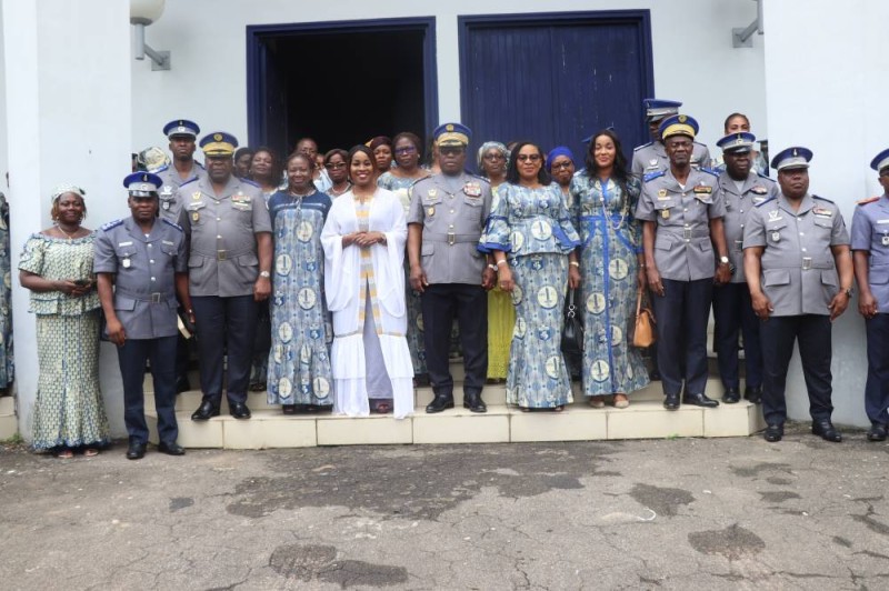 Un vibrant hommage a été rendu aux femmes de gendarmes. (DR)