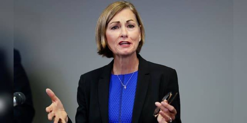 Le gouverneur Kim Reynolds. (Ph: Dr)