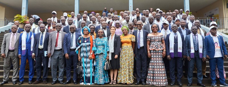 Ouattara Fatoumata, secrétaire exécutif du projet Ifadem en Côte d’Ivoire s'est satisfaite de la cérémonie. (Ph: Dr)