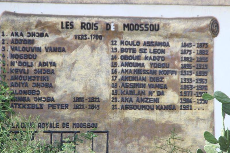 Les différents Rois de Moossou. (Ph: Dr)