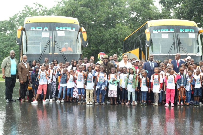 Pour des vancances studieuses, 120 petits colons en route pour Abengourou