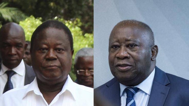 Bédié et Gbagbo ont pu trouver un accord dans 25 régions. (Ph: Dr)