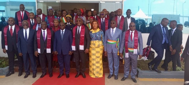 Le Vice Président a salué la politique d'industrialisation du pays. Photo DR