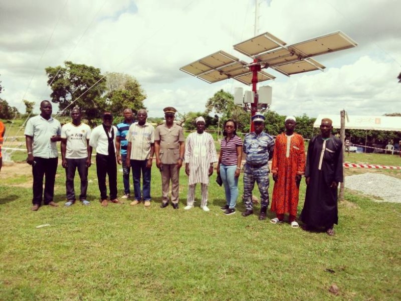 Une visite de terrain a été effectuée à Paraka (Kong). Photo DR