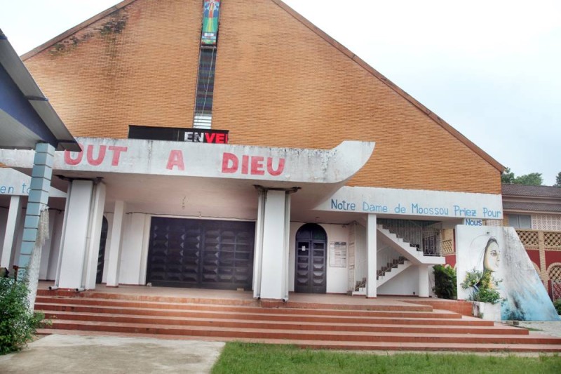 L'église fermée après sa profanation par la génération Bloussoué. (Ph: Véronique Dadié)