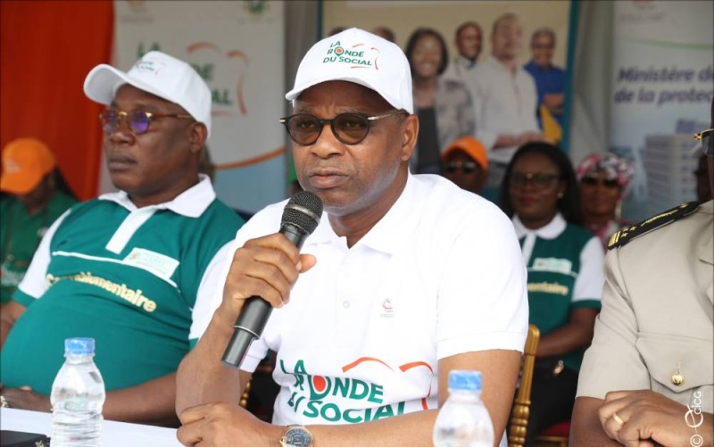 Adama Kamara a vanté les atouts des nouveaux instruments de protection sociale aux populations du Haut-Sassandra (DR)