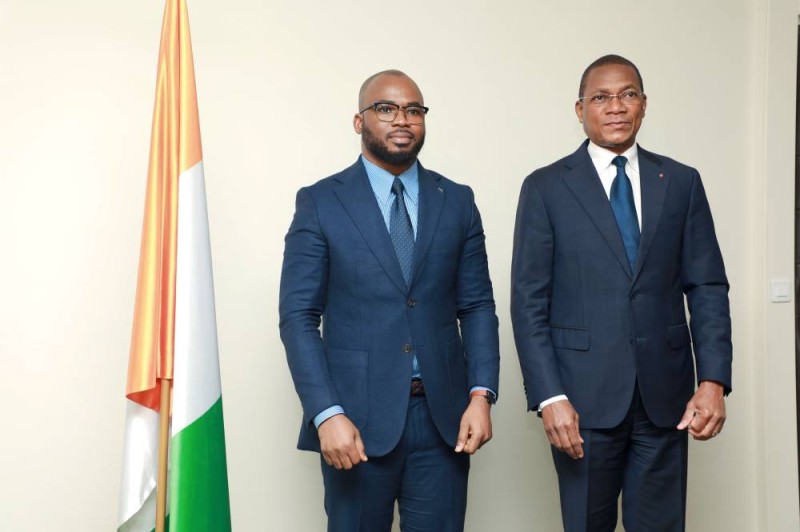 Le ministre Bruno Koné salue cette initiative qu'il dit attendre sa réalisation (DR)