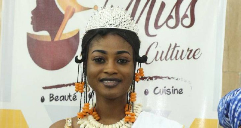 Kouda Zaynab élue Miss ivoire culture à l'édition 2022. (Dr)
