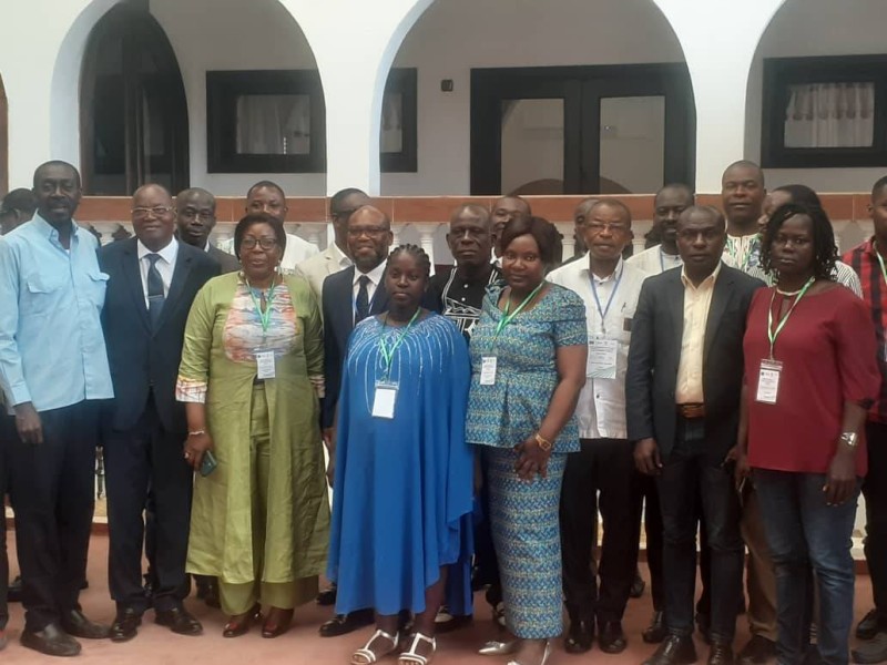 Des participants à l'atelier de restitution de l'exercice des simulations pour une riposte contre les maladies du manioc