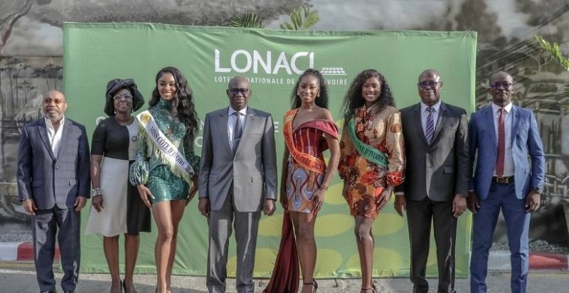 Miss Côte d'Ivoire 2023 a effectué une visite à la Lonaci. (Ph: Dr)