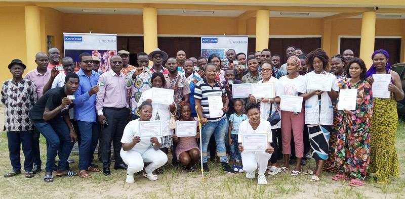 Plusieurs jeunes du village d'Azito sont bénéficiaires du projet. (Ph: Dr)