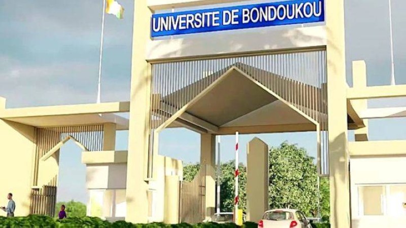 Une maquette de l'Université de Bondoukou.