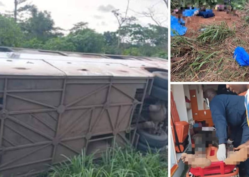 Le car se rendait à Abidjan, en prévenance de Bouaké. (Gsom)