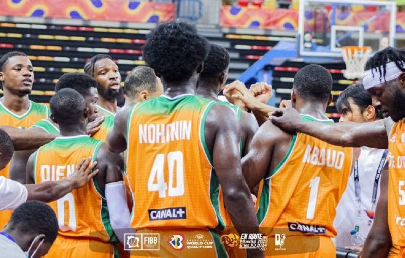 Les basketteurs ivoiriens.