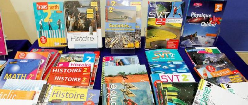 Une vue des manuels scolaires en Côte d'Ivoire. (Image d'archives à titre illustratif)