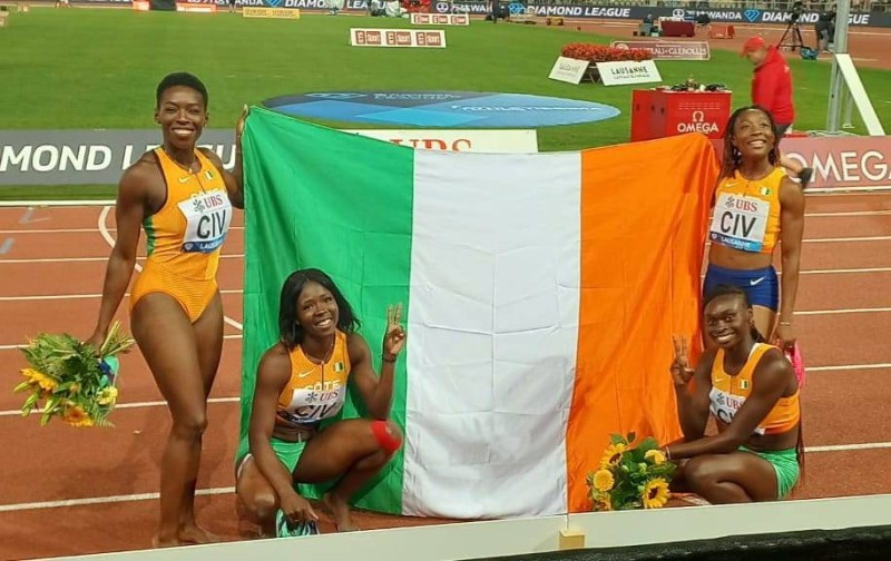 Le relais 4x100m féminin est très attendu à Budapest. (Dr)