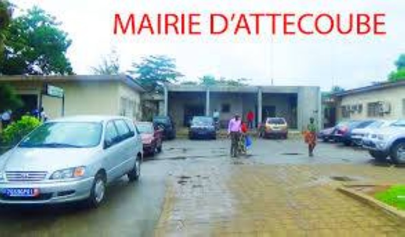 Une vue de la mairie d'Attécoubé. (Dr)
