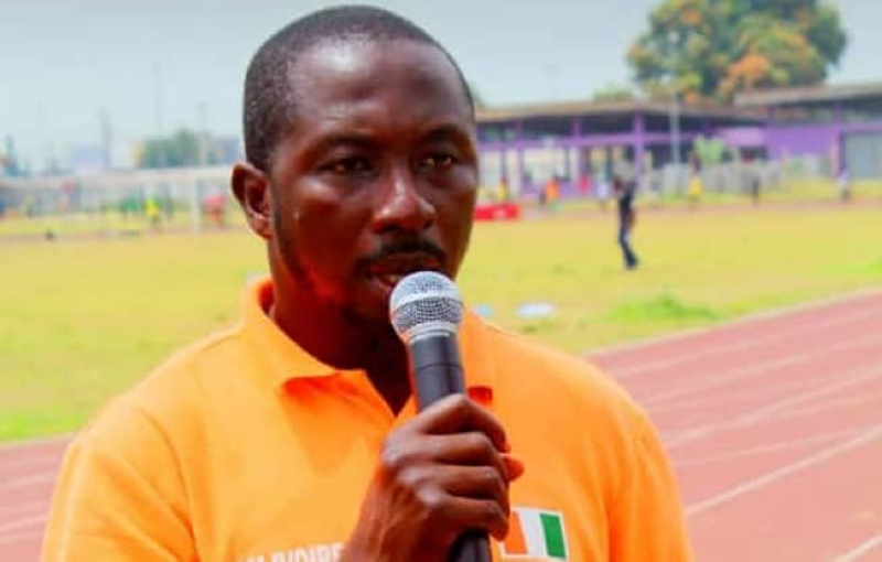 Poda Sié, Directeur technique national de l'athlétisme. (Ph: Dr)
