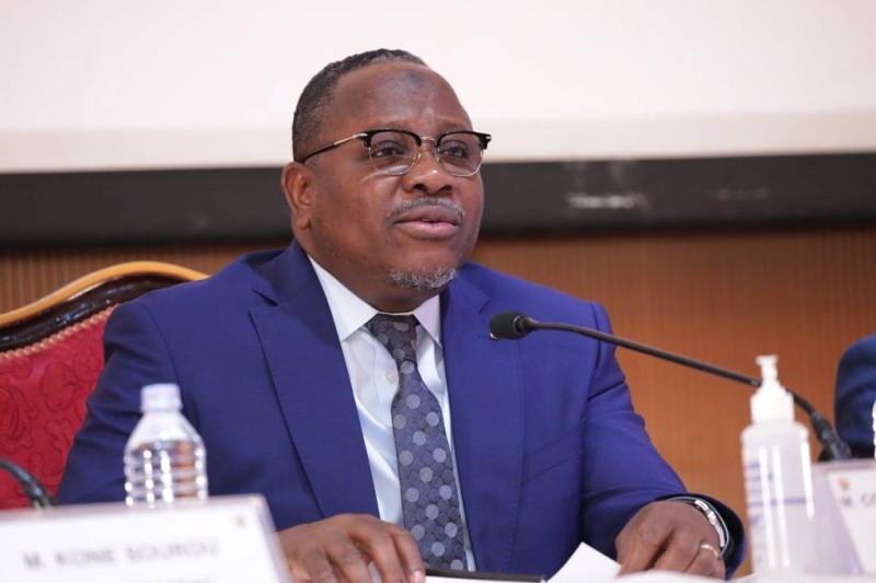 Le président de la Cei, Ibrahime Coulibaly-Kuibiert. (Ph: Dr)