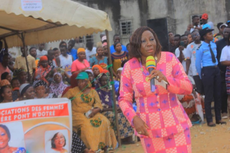 Kandia Camara, maire d'Abobo. (DR)