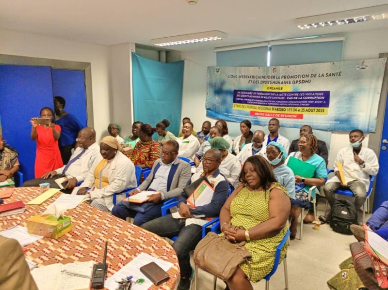 Des agents du Chr d'Abobo en formation. (Ph: Bavane)