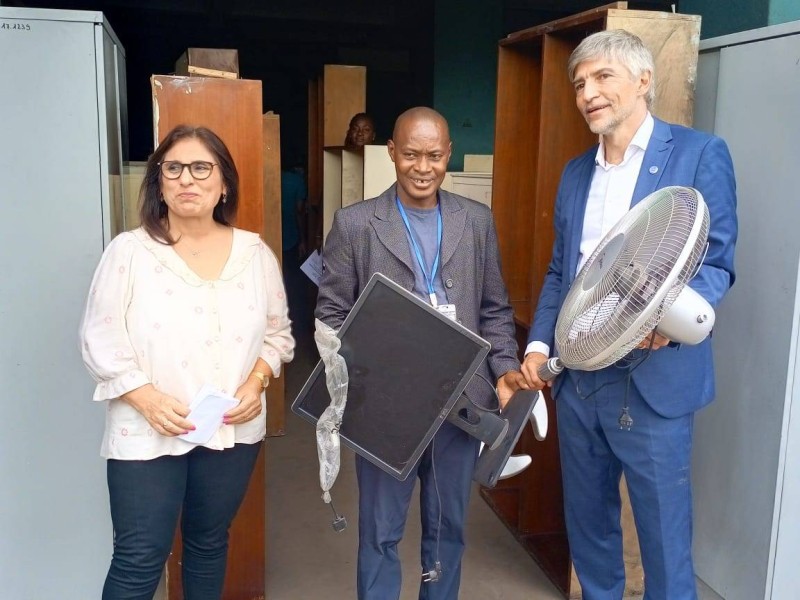Remise officielle entre l'Oit et les syndicats. (DR)